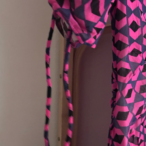 DVF Geometric Pattern Dress - Picture 4 of 8